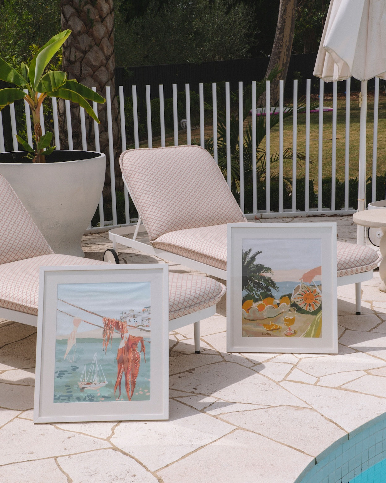 Paint Like Frida Laundry Big Rolled Kit in a white frame