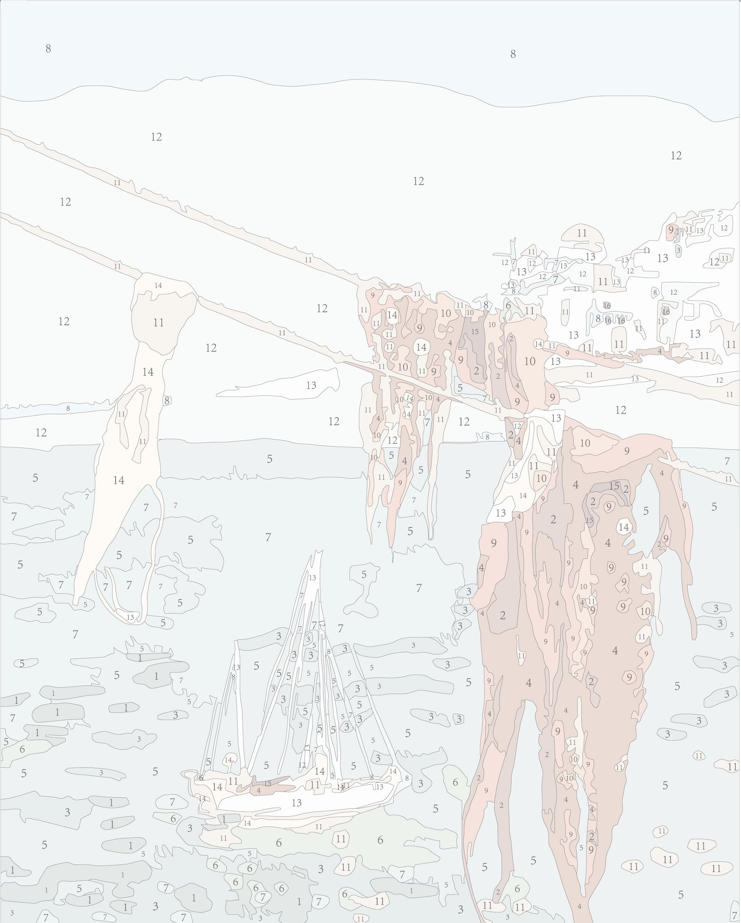 Paint Like Frida Laundry mini framed paint by numbers canvas photo