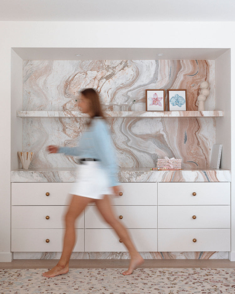 Paint Like Frida Orchid II and Orchid III mini framed Canvases attached to custom wooden frames