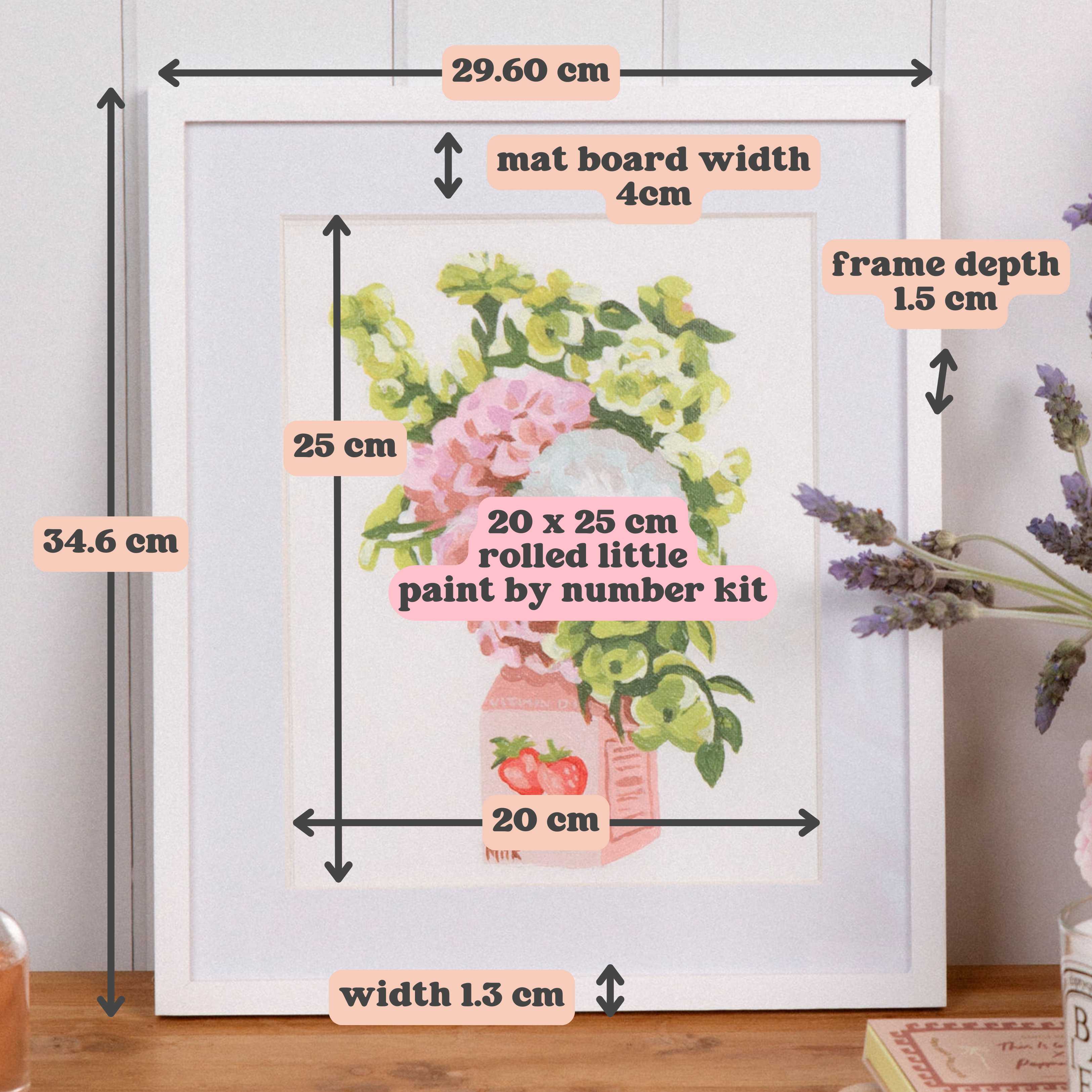 Paint Like Frida The Little Frame Dimensions guide