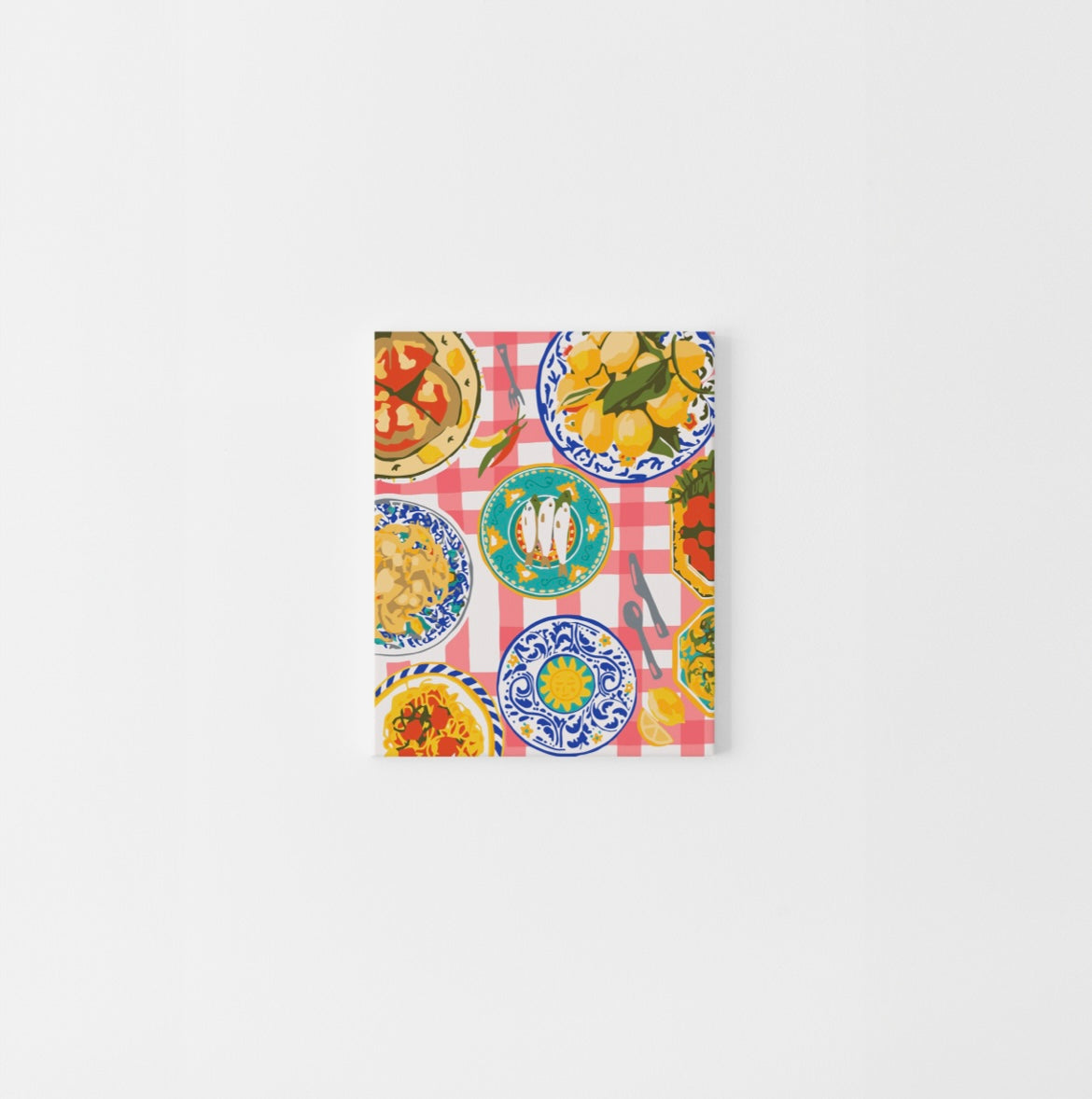 Paint Like Frida - Nonna’s House Mini Framed Paint by Numbers Kit - Size 7.8 x 9.8 inches Mini Framed Canvas