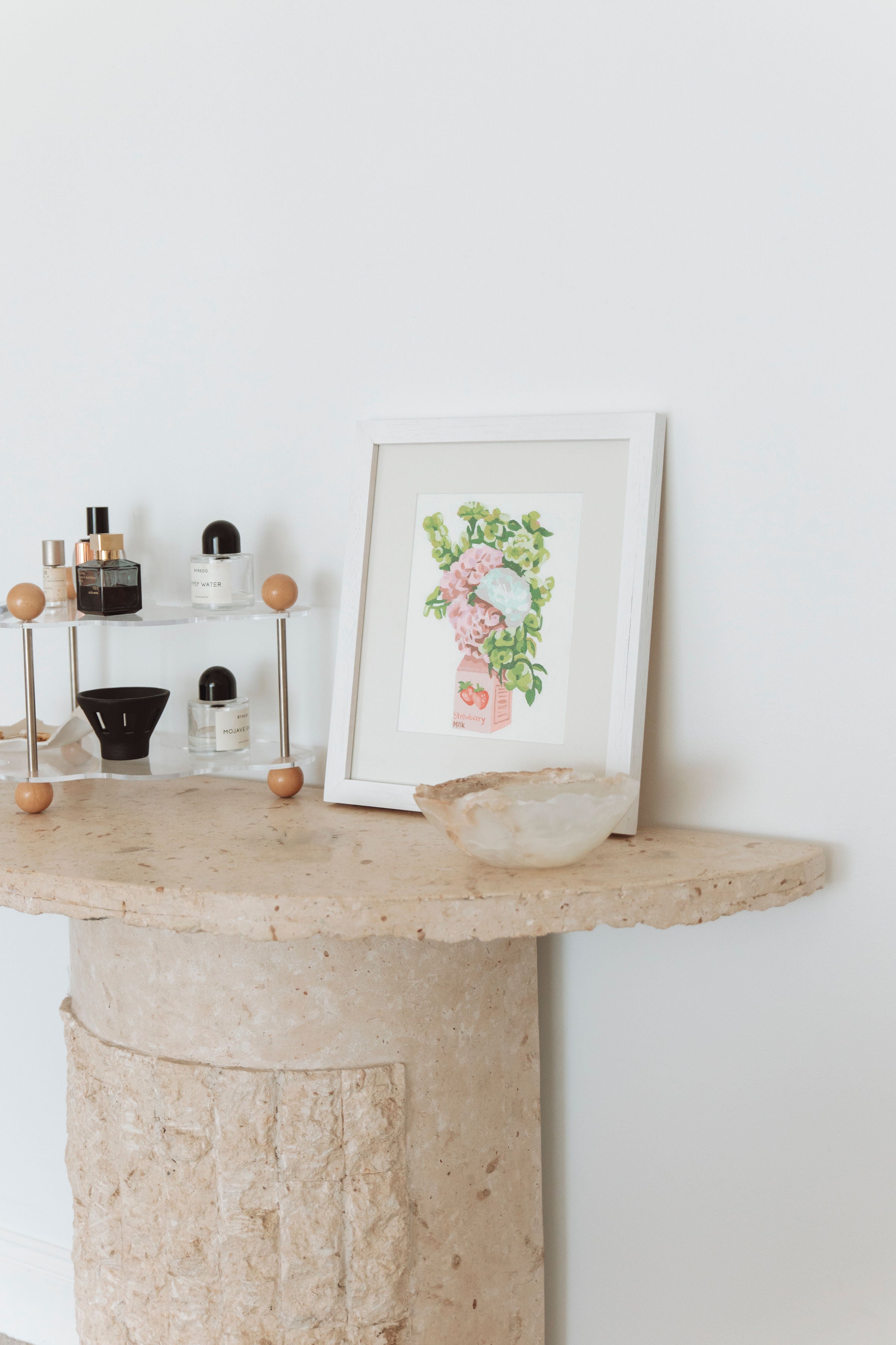 Paint Like Frida rolled kit in a frame