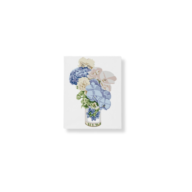 Paint Like Frida - Blueberry Jam Mini Framed Paint by Numbers Kit - Size 7.8 x 9.8 inches Mini Framed Canvas