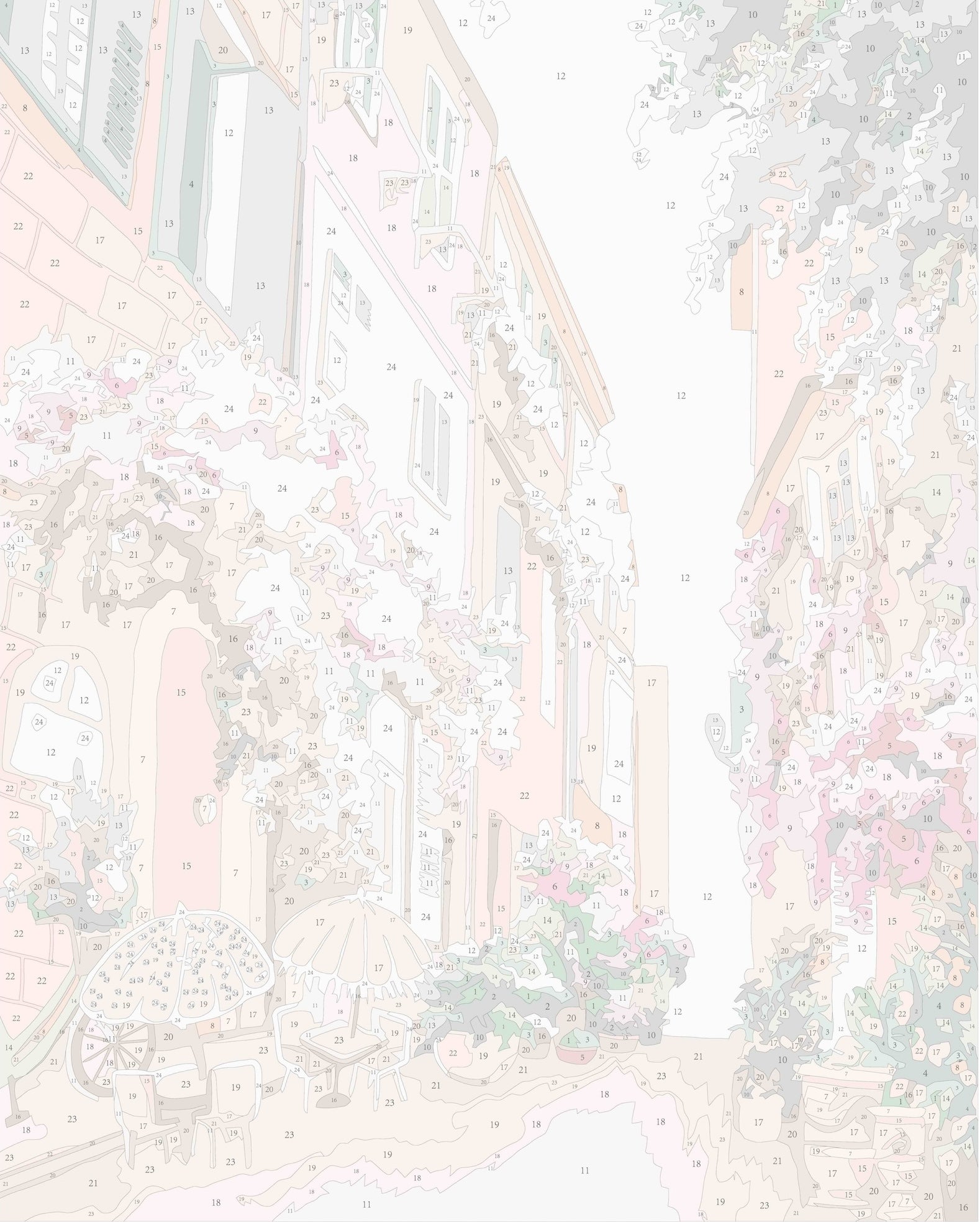 Paint Like Frida Route Des Fleurs big rolled paint by numbers canvas photo