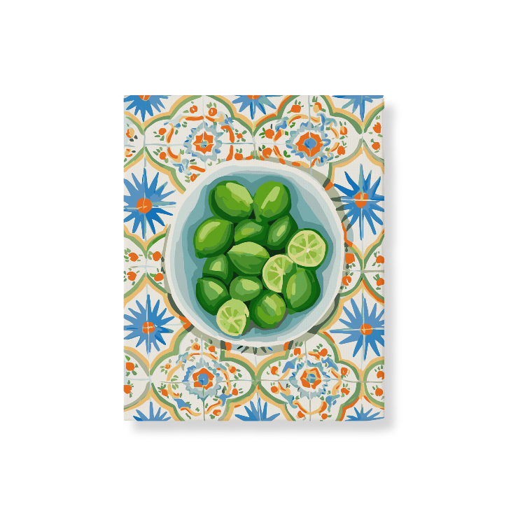 Paint Like Frida - Soda Lime Big Framed Paint by Numbers Kit - Size 15.7 x 19.6 inches Big Framed Canvas
