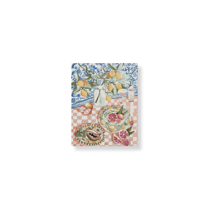 Paint Like Frida - Sunday Squeeze Mini Framed Paint by Numbers Kit - Size 7.8 x 9.8 inches Mini Framed Canvas