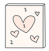 Numbered Canvas Cartoon drawing