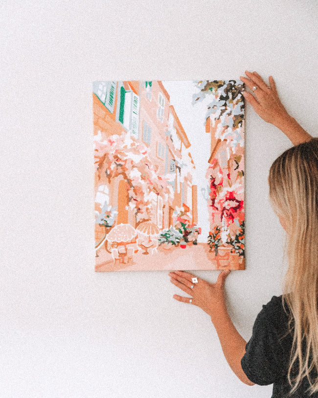 Paint Like Frida's big framed Route Des Fleurs